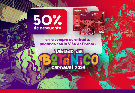 Tablado del botanico descuento VISA Pronto+